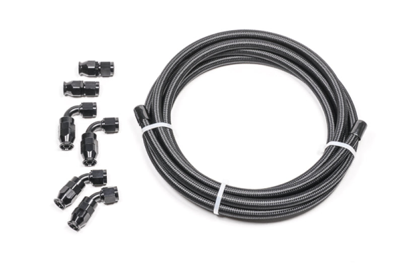 Radium Engineering 8AN Universal PTFE Hose Kit - Black Carbon - 20-1208