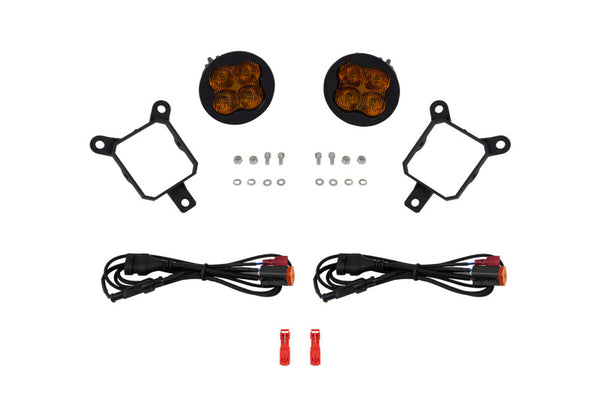 Diode Dynamics 22-24 Subaru Forester/Crosstrek  SS3 Type Y Yelow Max Fog Light Bracket Kit - DD7993 for 2024-2026 Subaru Cros