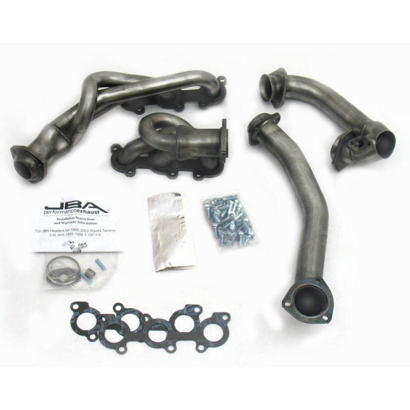 JBA 01-04 Toyota 3.4L V6 w/o EGR 1-1/2in Primary Raw 409SS Cat4Ward Header - 2032S