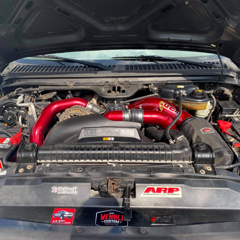 Wehrli 03-07 Ford Power Stroke 6.0L 4in Intake Kit - Illusion Blueberry - WCF100333-IBB