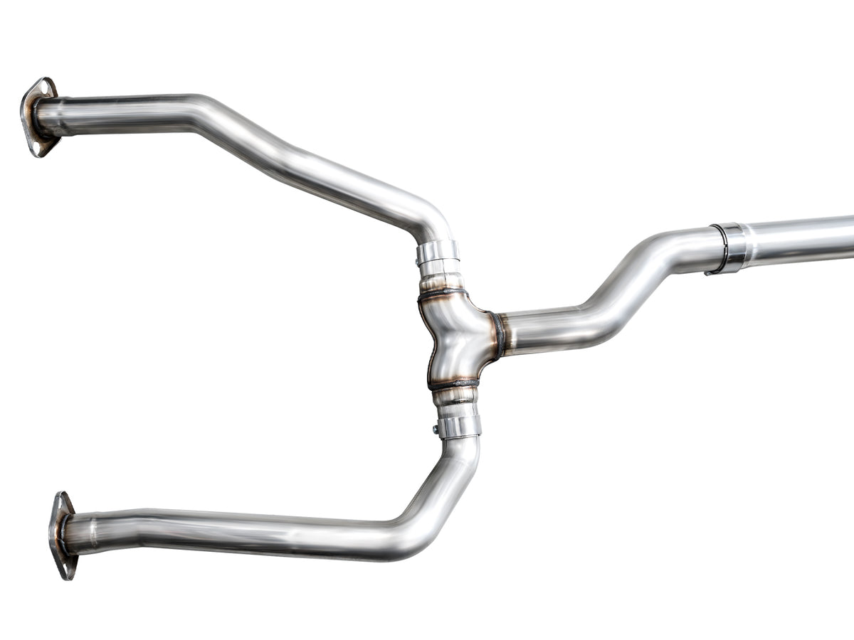 AWE 0FG Exhaust for 3rd Gen Toyota Tundra - Dual Chrome Silver Tips - 3015-32063