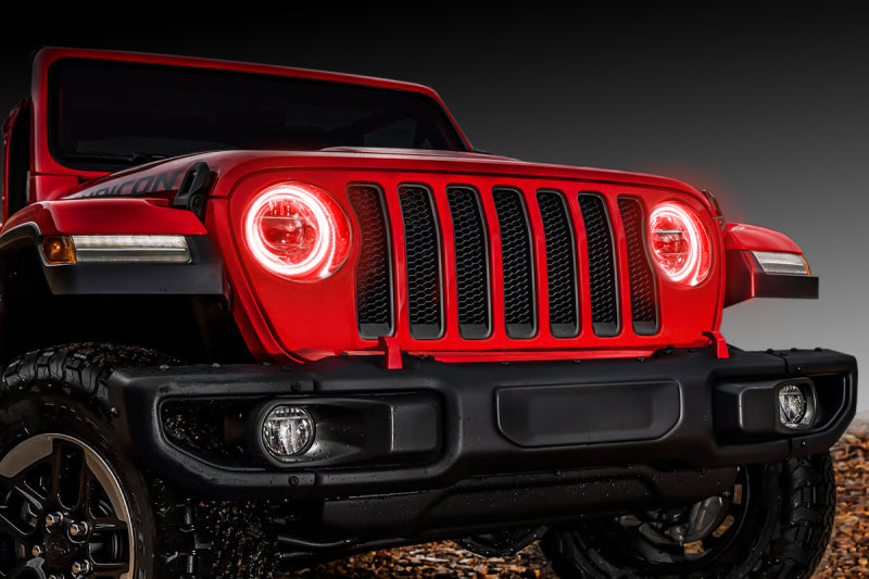 ORACLE Lighting Jeep Wrangler JL/Gladiator JT LED Surface Mount Headlight Halo Kit SEE WARRANTY - 1214-003