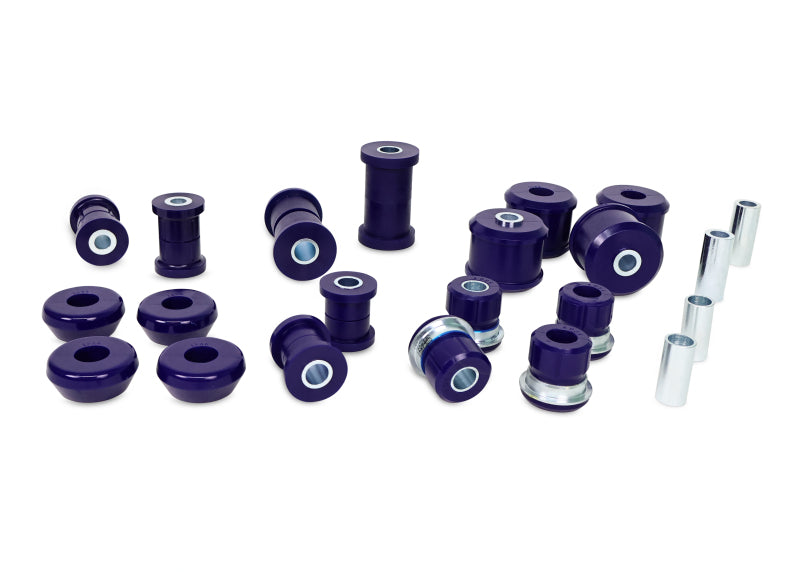 SuperPro 90-97 Mitsubishi Montero LS Control Arm & Trailing Arm Bushing Kit - (65mm Trailing Arm) - KIT5108K