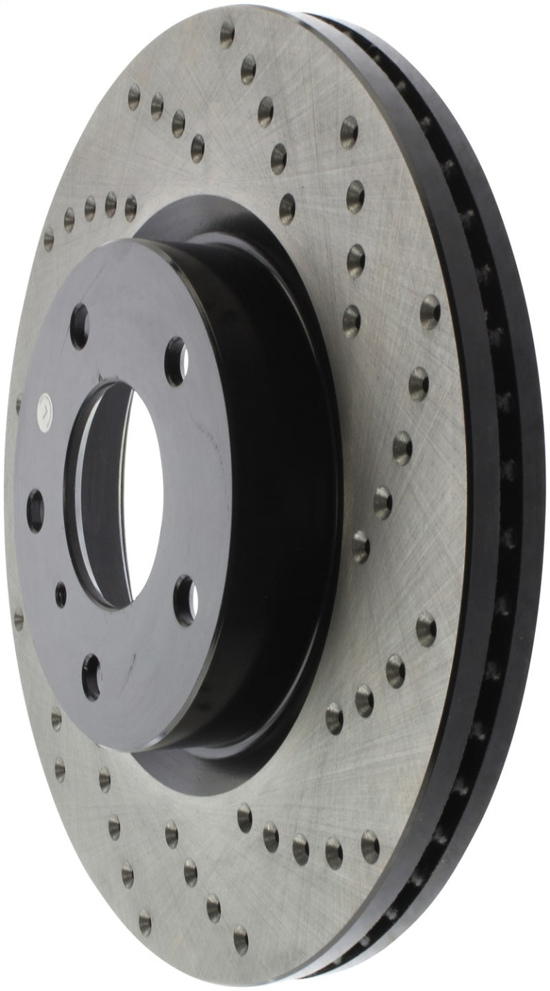 StopTech 8/02-03 Infiniti G35 Drilled Left Front Rotor - 128.42074L