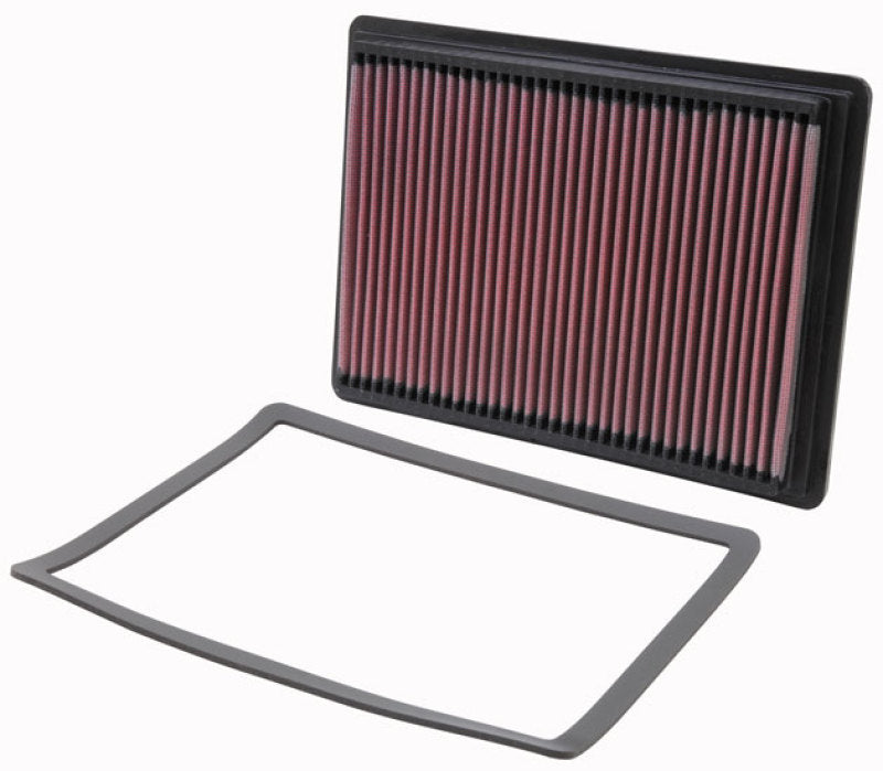 K&N Replacement Air Filter PONT, BUICK, OLDS, CAD 1992-2005 - 33-2086 for 1995-2005 Buick Park Avenue - front view