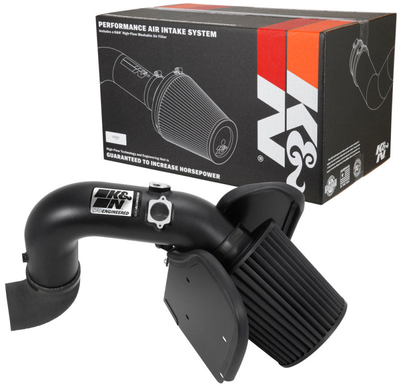 K&N 07-09 Dodge Ram Pickup 2500/3500 6.7L DSL Black Performance Intake Kit - 71-1557