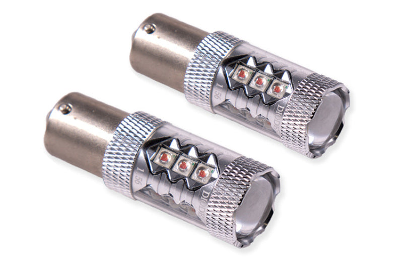 Diode Dynamics 1156 XP80 LED Bulb - Red (Pair) - DD0008P