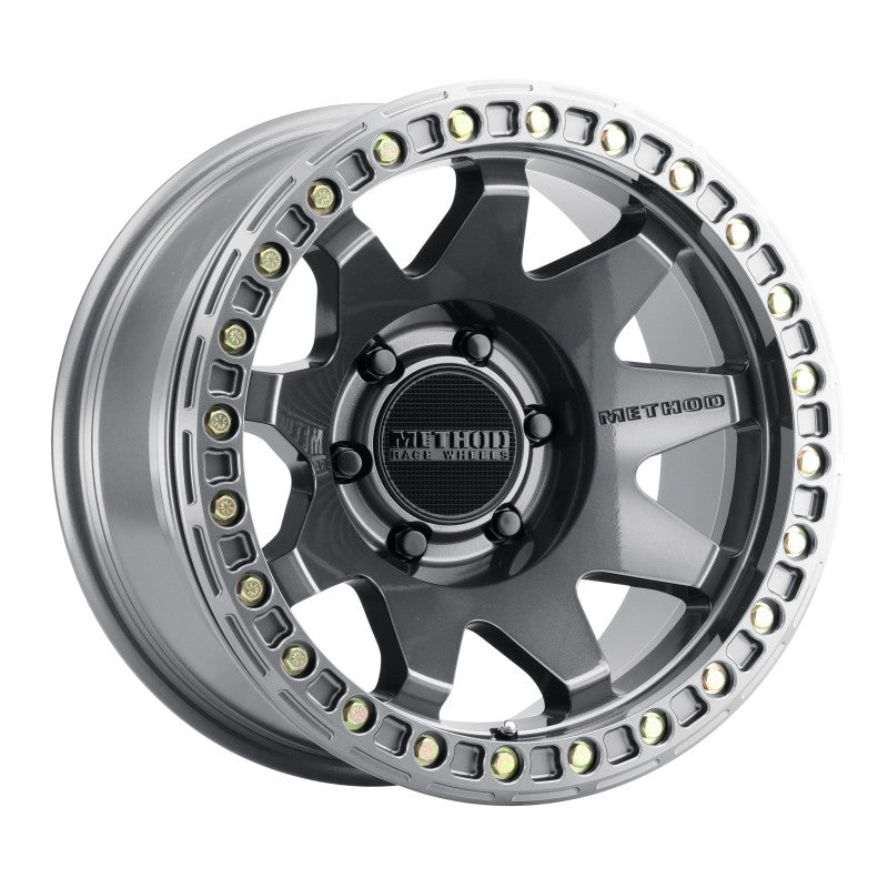 Method MR108 17x9 -44mm Offset 6x5.5 106.25mm CB Gloss Titanium w/BH-H24125-38 Wheel - MR10879060844B