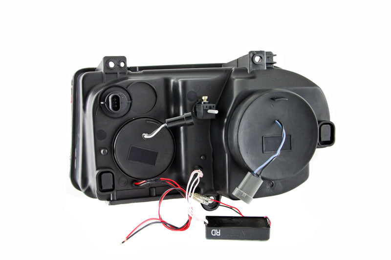 ANZO 2005-2010 Chrysler 300C Projector Headlights w/ Halo Black (CCFL) G2 - 121251