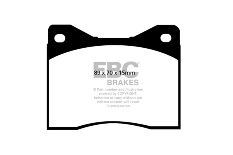 EBC 79-86 Alfa Romeo 6 2.0 Ultimax2 Front Brake Pads - UD163