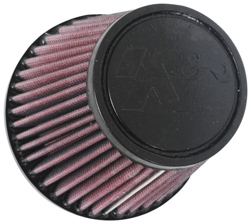 K&amp;N Universal Clamp-On Air Filter 3-1/8in FLG / 4-15/16in B / 3-1/2in T / 4-3/8in H - RF-9160