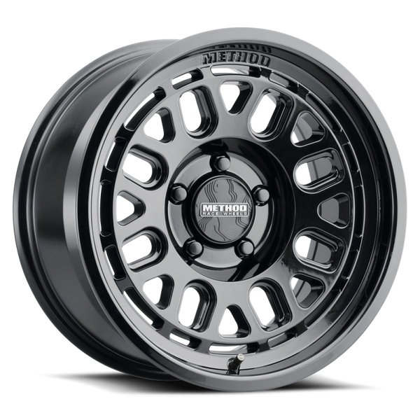 Method MR321 17x8.5 -0mm Offset 5x5 BP 71.50mm CB 4.72in BS Gloss Black Wheel - MR321785501300 by Method Wheels