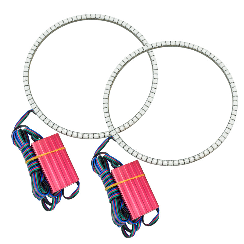 Oracle Jeep Wrangler JL/Gladiator JT LED Surface Mount Headlight Halo Kit- w/o Cntrl SEE WARRANTY - 1214-334