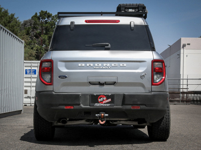 aFe Ford Bronco Sport 21-22 L3-1.5L (t)/L4-2.0L (t) Vulcan Axle-Back Exhaust System- Black Tips - 49-33141-B