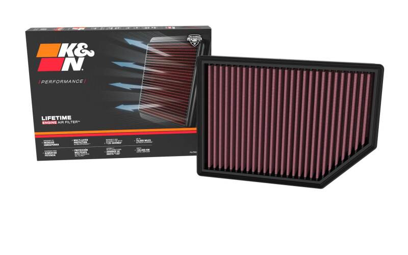K&amp;N 2022+ Jeep Grand Wagoneer Replacement Air Filter - 33-5125