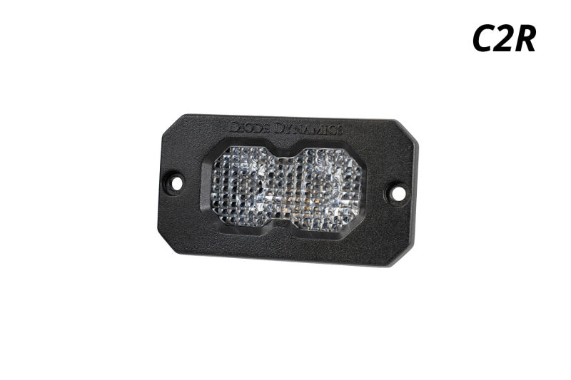 Diode Dynamics C2R White Flood Flush Mount LED Pod (Single) - DD8573S