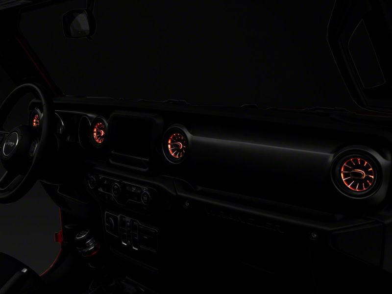 Raxiom 18-23 Jeep Wrangler JL LED Ambient Vent Lighting Kit - J139323-JL