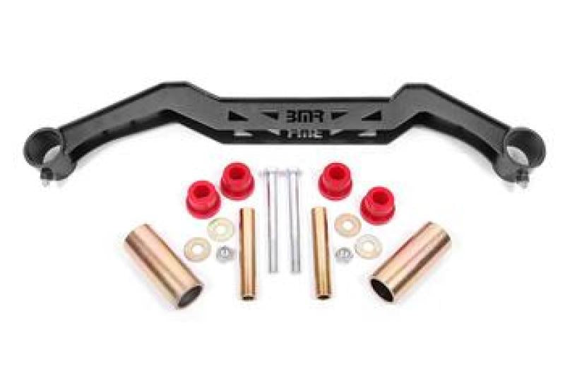 BMR 79-93 Ford Mustang Transmission Crossmember TH350/PG/700R4/C4/C6/AOD/4L60 - Black Hammertone - TC730H for 1979-1993 Ford 