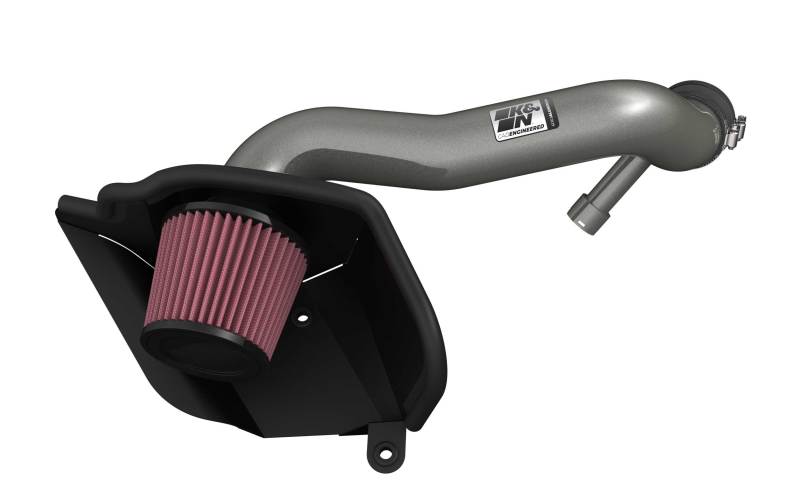 K&N 22-23 Volkswagen Golf R Typhoon Performance Air Intake System - 69-9510TC for 2022-2025 Volkswagen Golf R - front view