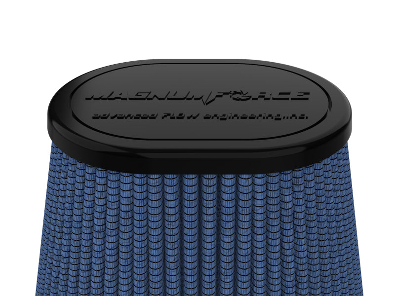 aFe MagnumFORCE Intake Replace Air Filter w/Pro5R Med 4in F x 7.75x6.5in B x 4.75x3.5in T x 7in H - 24-90115