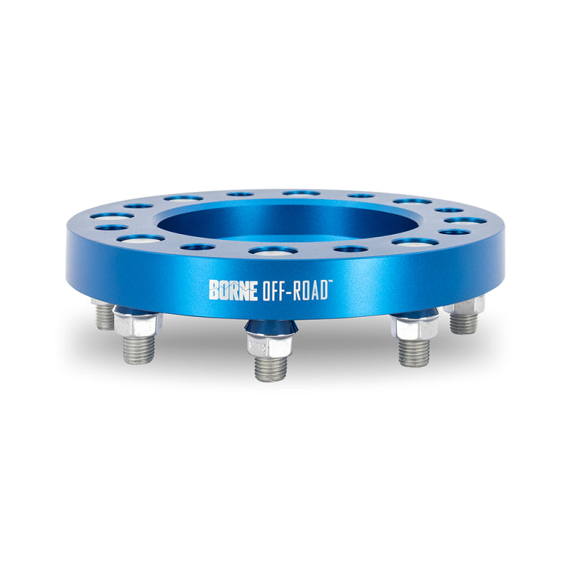 Borne Off-Road Wheel Spacers - 8X170 - 125 - 25mm - M14 - Blue - BNWS-002-250BL