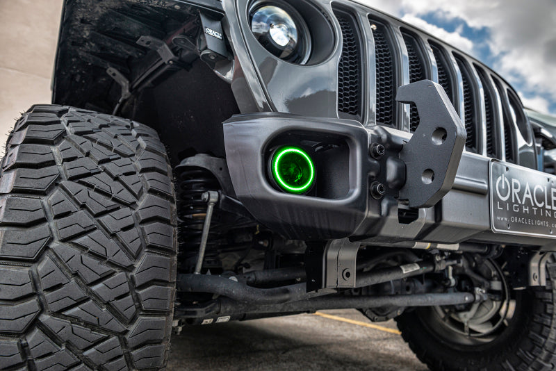 Oracle Jeep Wrangler JK/JL/JT High Performance W LED Fog Lights - w/o Controller SEE WARRANTY - 5846-334