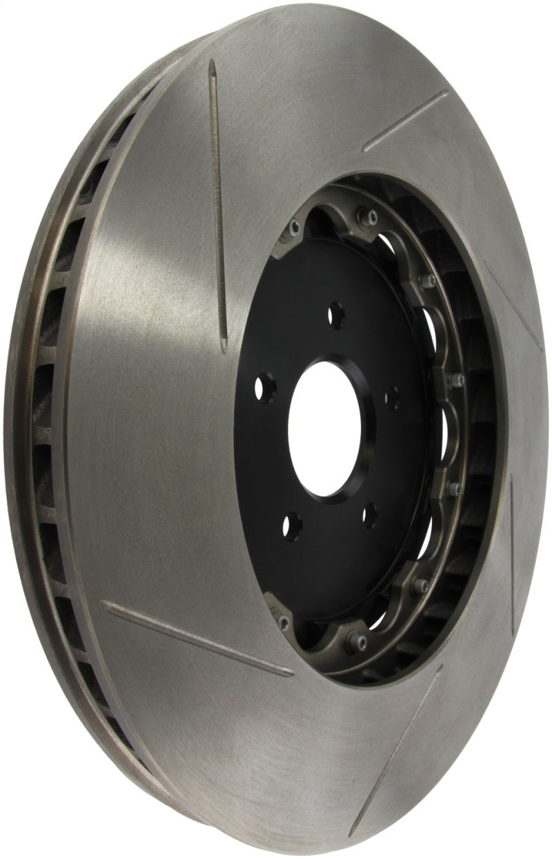 StopTech 2015 Ford Mustang GT w/ Brembo AeroRotor Direct Replacement 2pcs Slotted Right Front Rotor - 129.61116.14