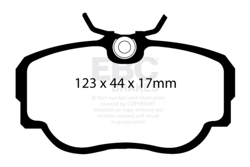 EBC 83-85 BMW 318 1.8 (E30) Redstuff Front Brake Pads - DP3779C