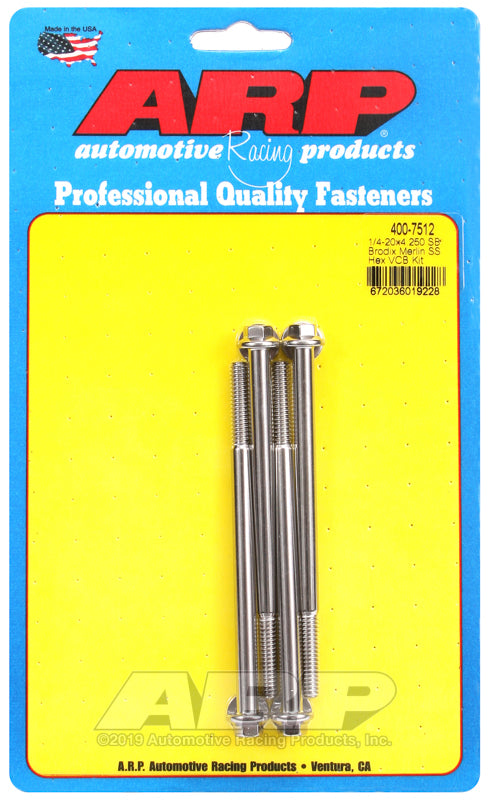 ARP Merlin block, Brodix head SB  hex valve cover bolt kit - 400-7512