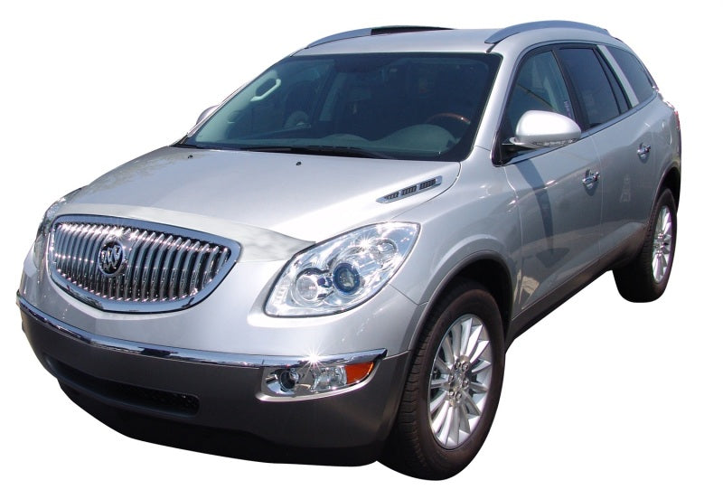 AVS 08-12 Buick Enclave Aeroskin Low Profile Hood Shield - Chrome - 622031