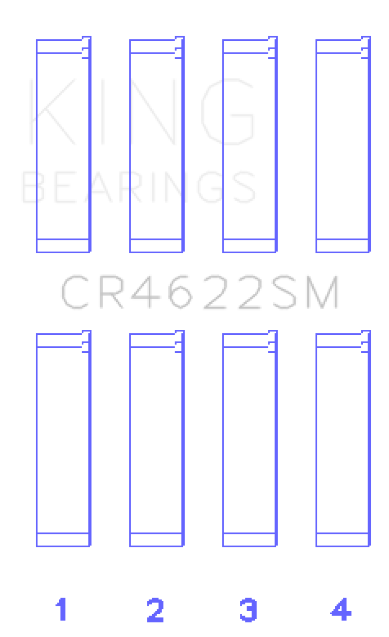 King Subaru FB20 Connecting Rod Bearing Set - CR4622SM