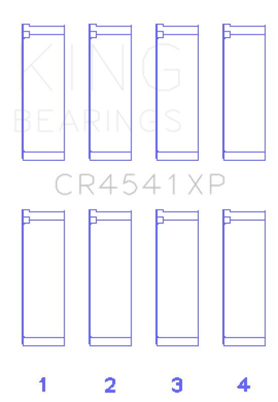 King Honda F23 (Size STD) Performance Rod Bearing Set - CR4541XP