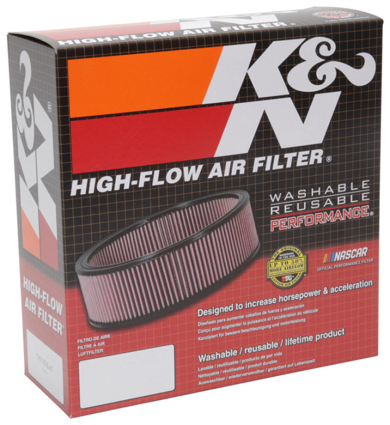 K&amp;N Custom Air Filter Round 9in OD x 8in ID x 2.87in H - e-3530