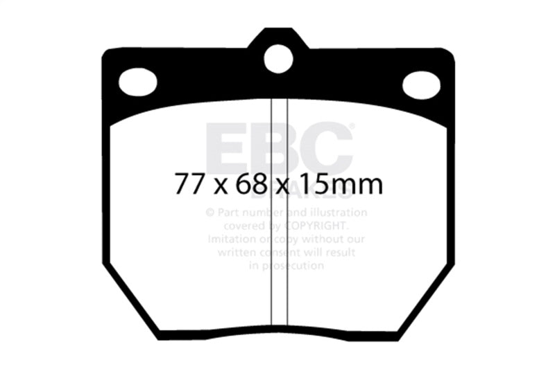 EBC 70-74 Datsun 240Z 2.4 Greenstuff Front Brake Pads - DP2273