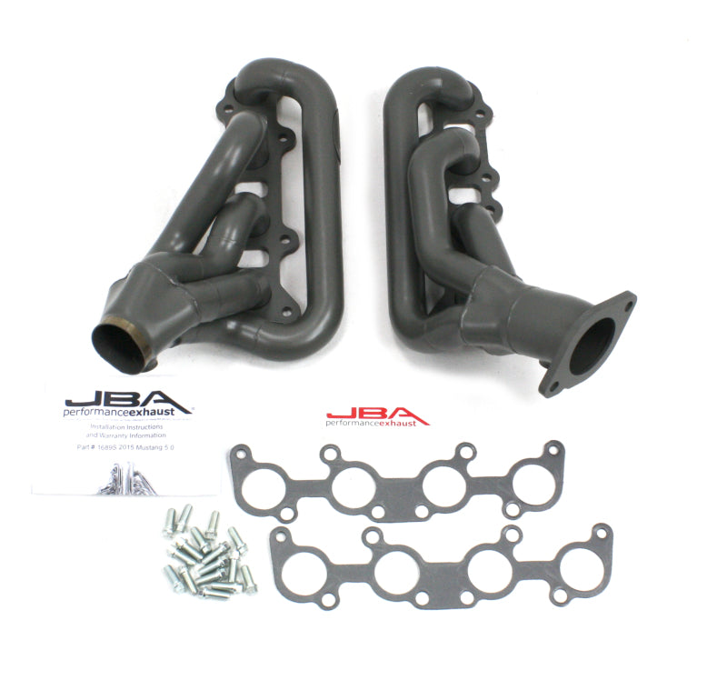 JBA 15-20 Ford Mustang 5.0L Coyote 1-3/4in Primary Ti Ctd Cat4Ward Header - 1689SJT