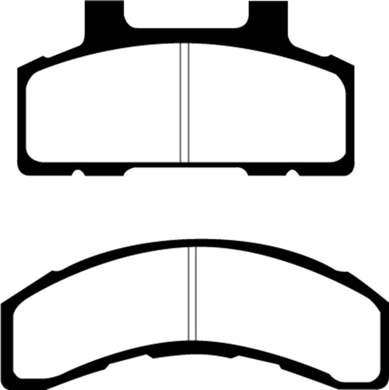 EBC 93-96 Buick Century 2.2 Redstuff Front Brake Pads - DP31240C