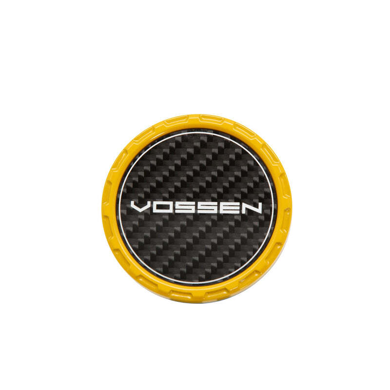 Vossen Classic Carbon Billet Sport Cap 2.0 - Small (VHF) - Yellow - Twill Weave (Gloss) - CAPBSC2-SM-CL-YL-W
