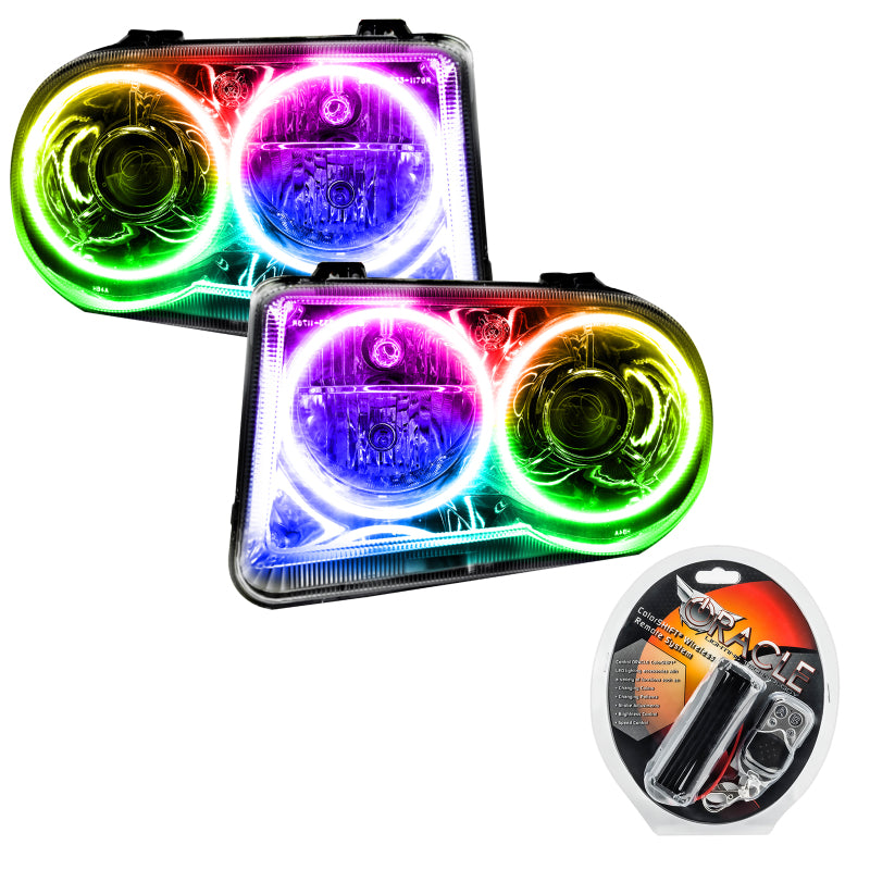 Oracle 05-10 Chrysler 300C V8 SMD HL - Non HID - ColorSHIFT w/ RF Controller SEE WARRANTY - 7163-330