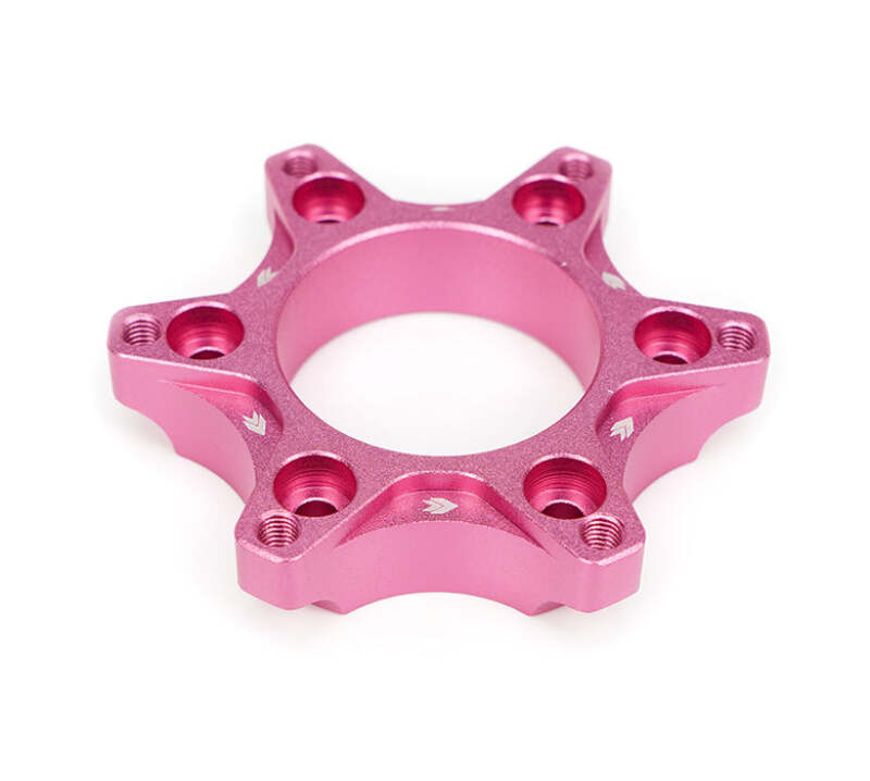 NRG Gaming Logitech Steering Short Hub - Pink - SRK-LOTH-PK - close-up view 2 3 4