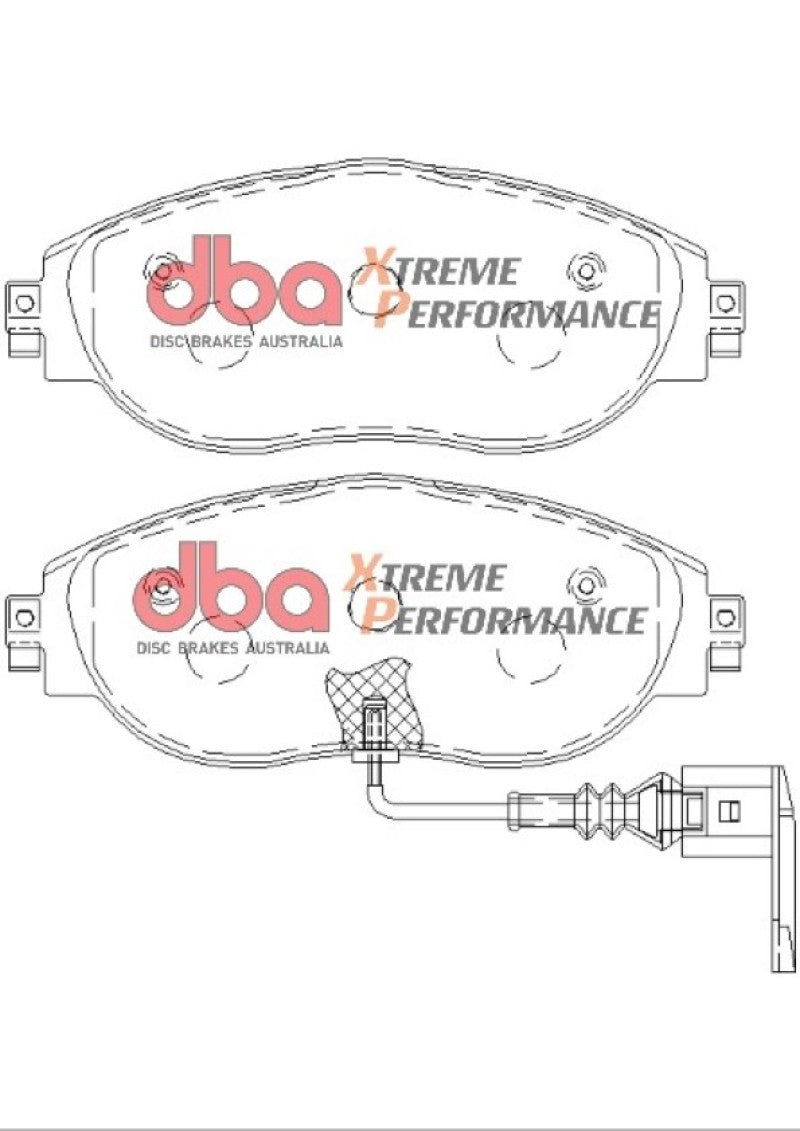 DBA 13-21 Volkswagen Golf R (MK7) XP Performance Front Brake Pads - DB8849XP
