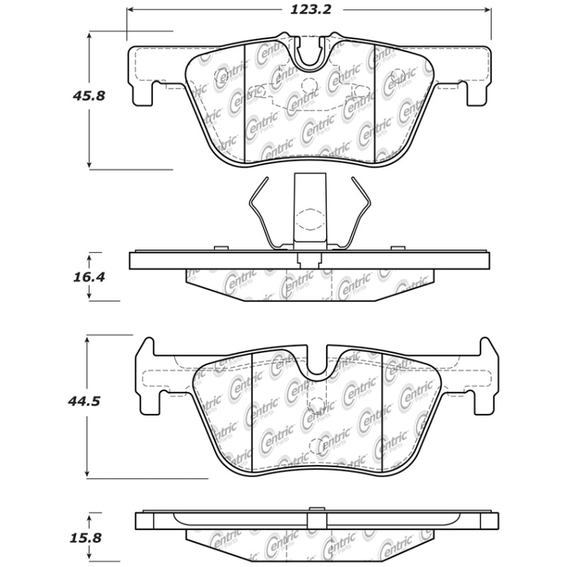 StopTech Street Touring Brake Pads - 308.16130