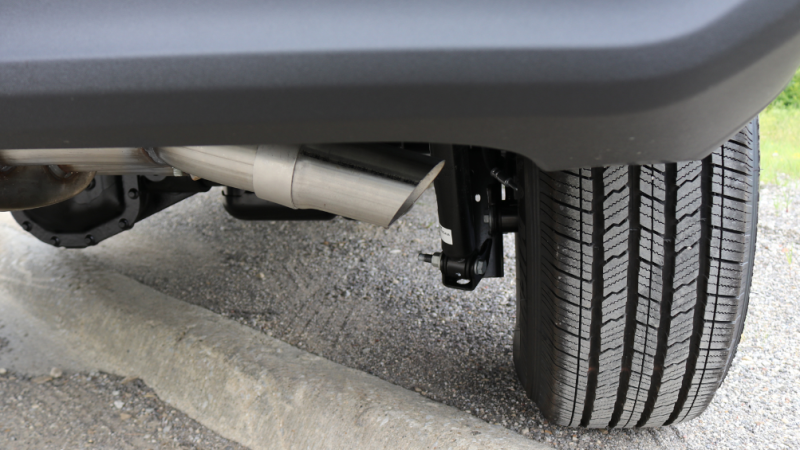 Corsa 2018-2024 Jeep Wrangler JL 2.5in Dual Rear Turn Down Exit Touring Axle-Back Exhaust - 21015