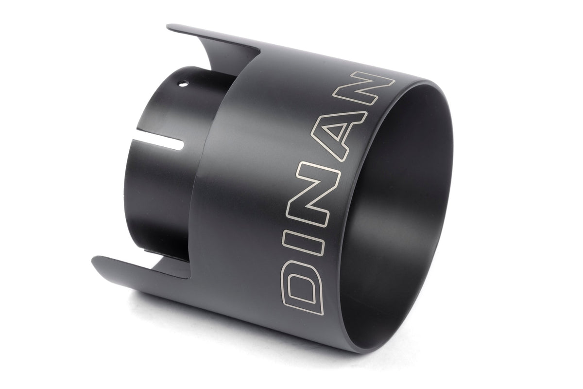 Dinan - Double-Walled 4.5" Clamp-On Exhaust Tip (Black Ceramic) - D663-0640-BOX