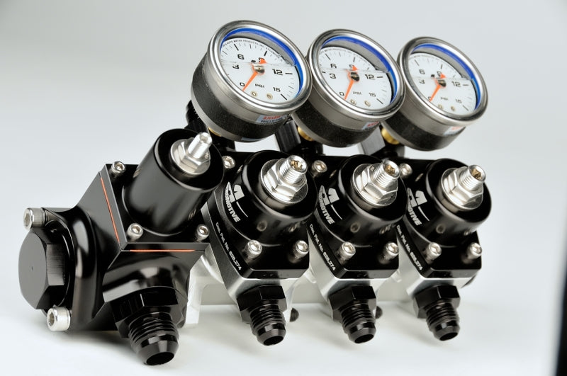 Aeromotive Modular Fuel Pressure Regulator - 2 x AN-06 Outlet and 2 x AN-10 Inlet Ports - 13217
