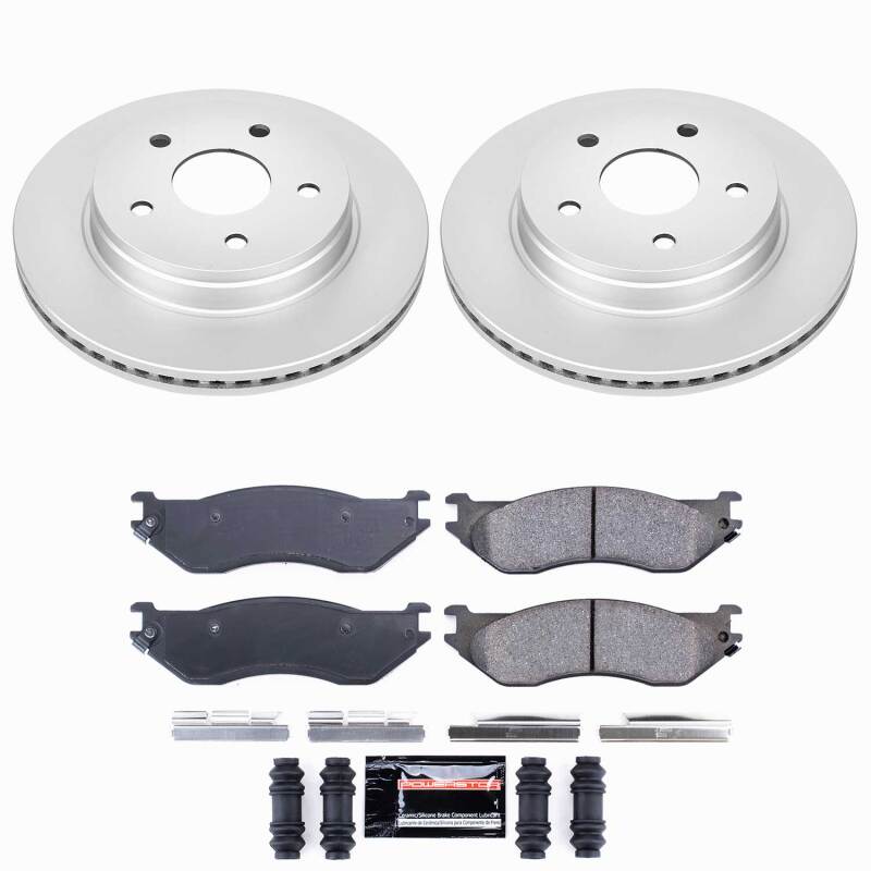 Power Stop 04-06 Dodge Durango Front Z23 Coated Brake Kit - CPK2165-23
