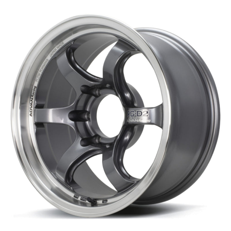 Advan RG-D2 17x8.0 +20 6-139.7 Machining &amp; Racing Gunmetallic Wheel - YAT7G20KMGM