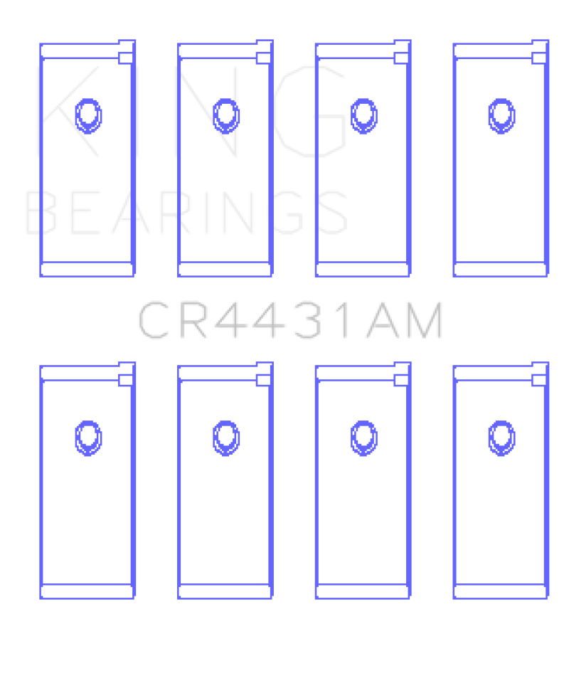 King Nissan (Size 0.5) Rod Bearing Set - CR4431AM0.5