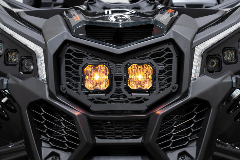 Diode Dynamics 17-24 Can-Am Maverick X3 Stage Series LED Grille Kit - Sport White Fog - DD7880