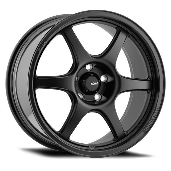Konig Hexaform 15x9 4x100 ET35 Matte Black - HF95100355 by Konig