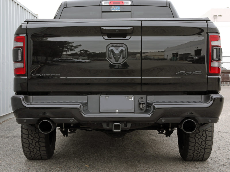aFe Gemini XV 3in 304 SS Cat-Back Exhaust 19-21 Ram 1500 V8 5.7L Hemi w/ Black Tips - 49-32081-B